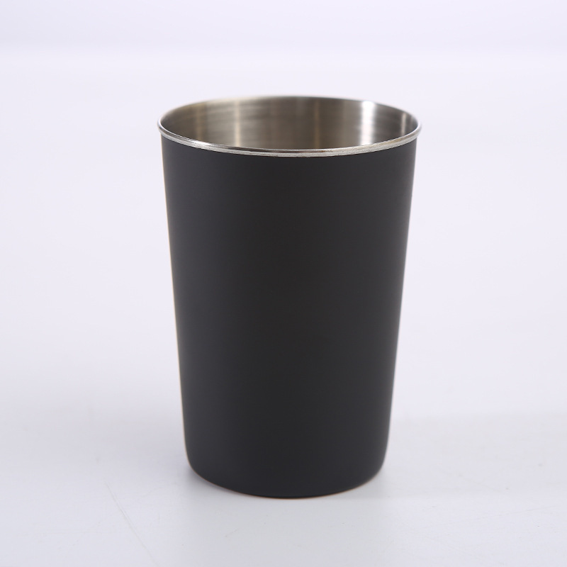 Custom Logo BPA Free Stainless Steel Cup Pint Drinking Cup Metal Shot Glass For Home and Bar