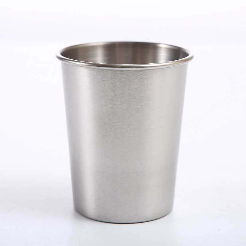 Custom Logo BPA Free Stainless Steel Cup Pint Drinking Cup Metal Shot Glass For Home and Bar