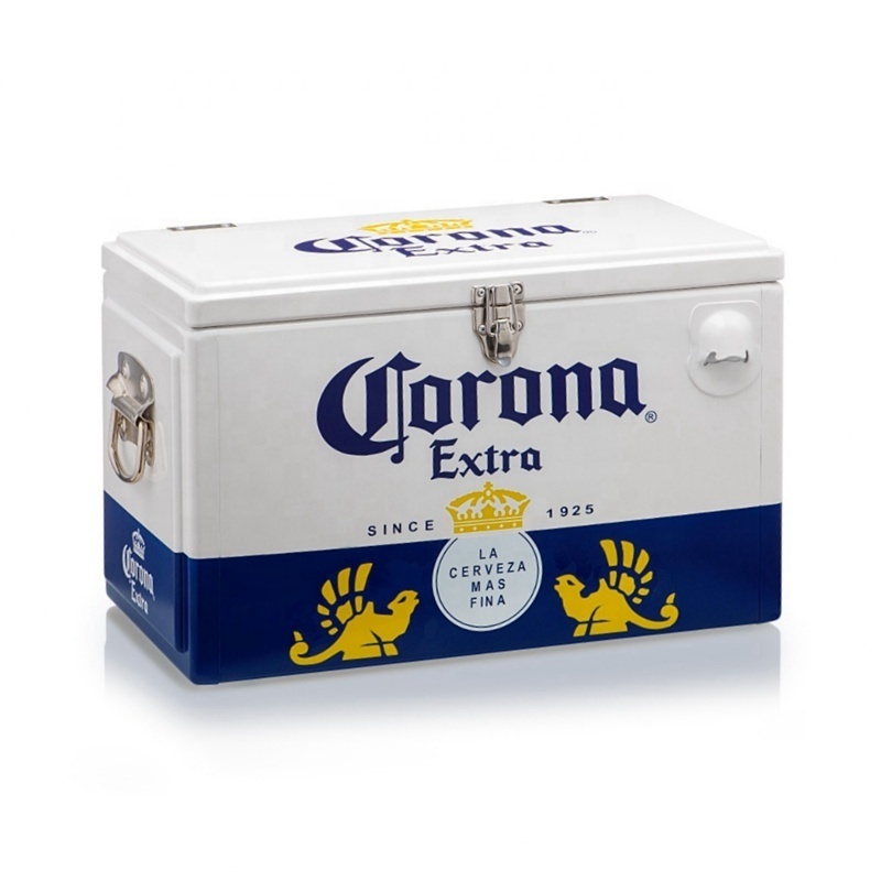 2021 New Design  Corona Metal Beer Cooler Box