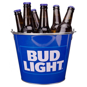 Beer Brand Full Color Aluminum Ice Bucket Ice bucket metal Beer ice bucket