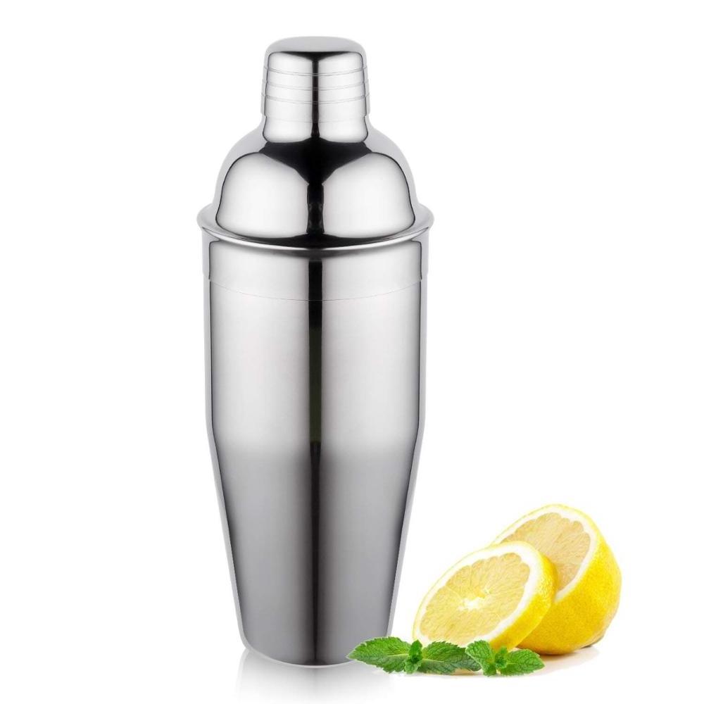 Stainless Steel Cocktail Shaker Home Bar Set Includes 24 OZ Martini Shaker