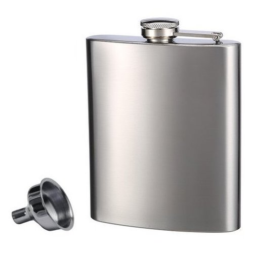 8oz Stainless Steel Hip Flask and Funnel Set