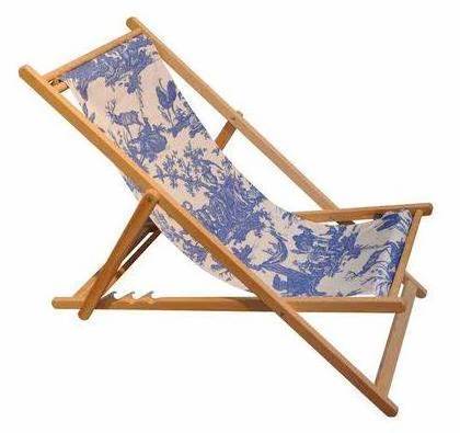 Wholesale Folding Wood Beach Chair  Custom Hardwood Portable Foldable Beach Chairs Deck Chairs With Custom Logo