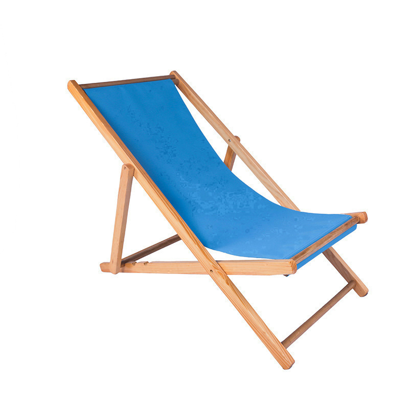 Wholesale Outdoor Beach Chairs for adults Folding Lightweight Wooden Lounge Chairs