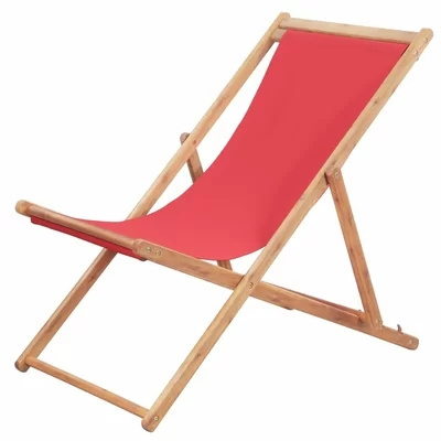 Customized design full printed solid wood beach chair outdoor portable folding chairs for beach vacation