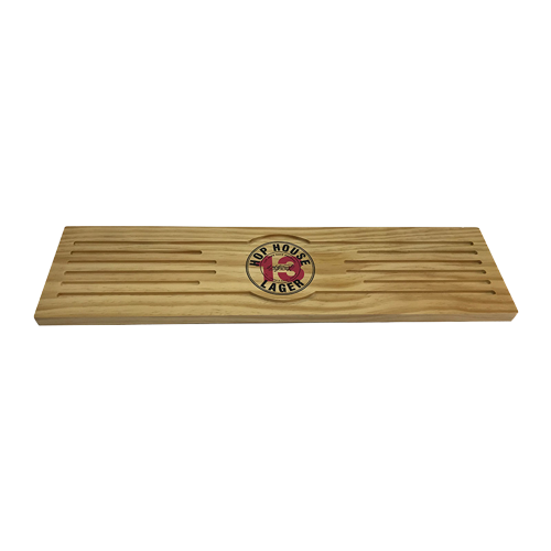 Customized round square rectangle oval pvc silicone rubber wooden bar runner and bar mat with digital printing UV printing logo