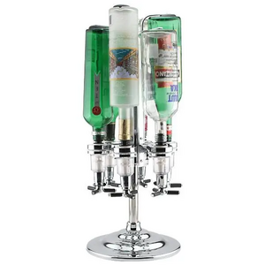 High Quality 6 Bottle Liquor Dispensers Revolving Liquor Dispenser Bottle Holder for Alcohol