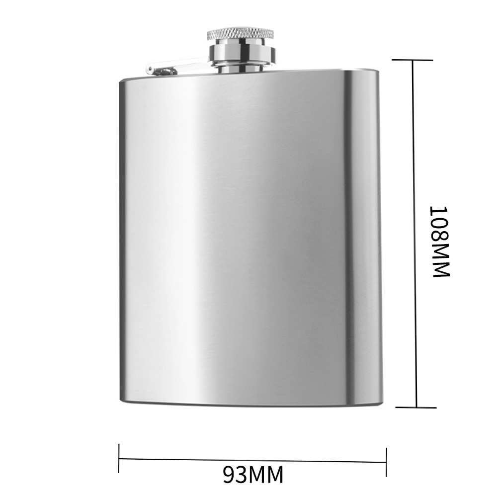 Custom Whiskey Leakproof Drinking Liquor Flask 5oz 6oz 7oz 8oz 9oz Stainless Steel Alcohol Camping Pocket Hip Flask