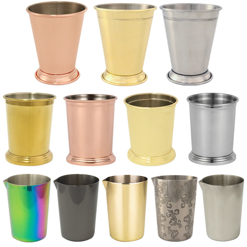 High Quality Metal Cocktail Coffee Drinking Cup Special Mint Julep Cup