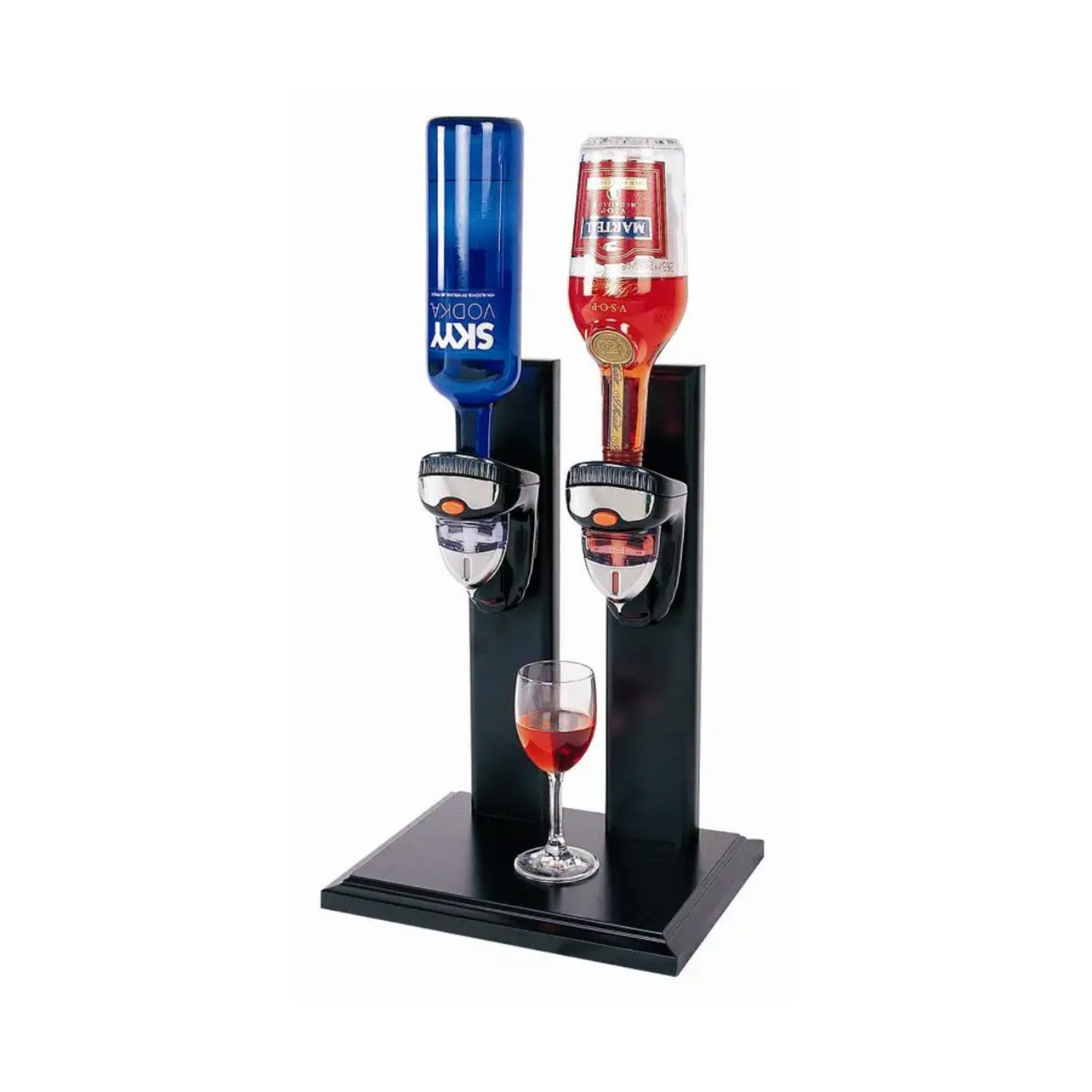 High Quality 6 Bottle Liquor Dispensers Revolving Liquor Dispenser Bottle Holder for Alcohol