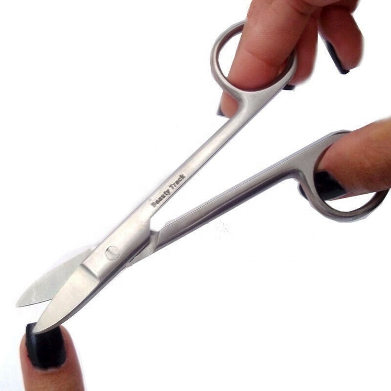 Toenail Scissors Foot Nails stainless steel Cuticle Shears Tools Nail Nippers Pedicure Nailcare Tool for Home Spa and Salon