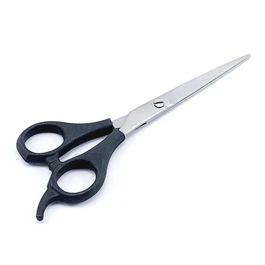 Best Quality Plastic Handle Shears Hairdressing Barber Hair Cutting Scissors Beauty Shears Stainless Steel Edge