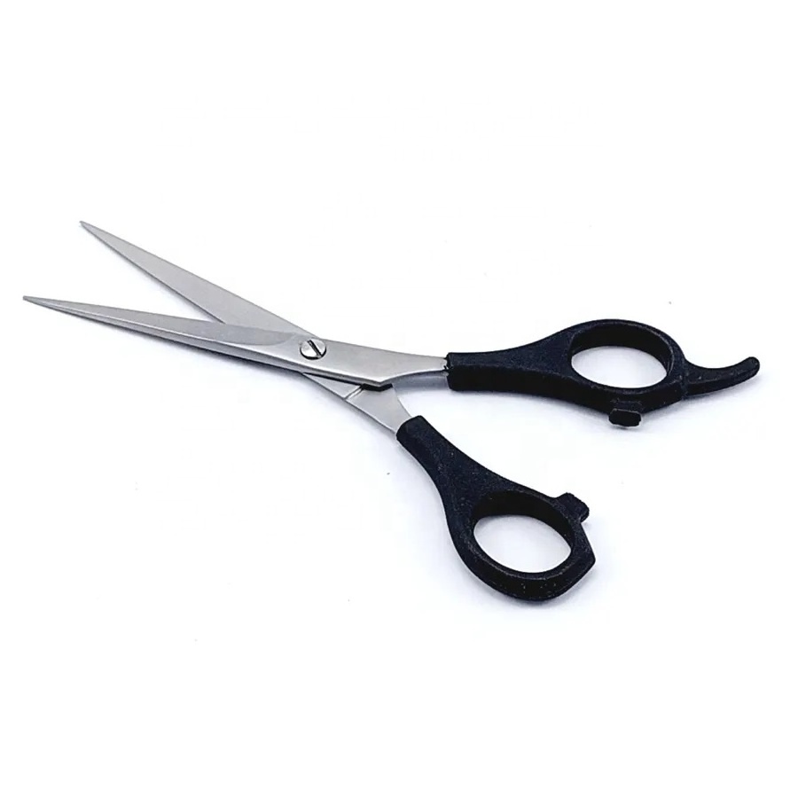 Best Quality Plastic Handle Shears Hairdressing Barber Hair Cutting Scissors Beauty Shears Stainless Steel Edge