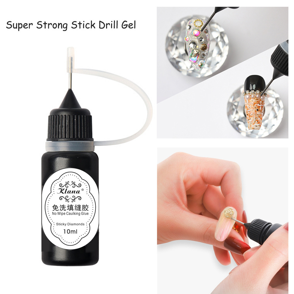 Nails Tip Glue For 10ml Art Jewelry Nail Rhinestone Decoration Adhesive