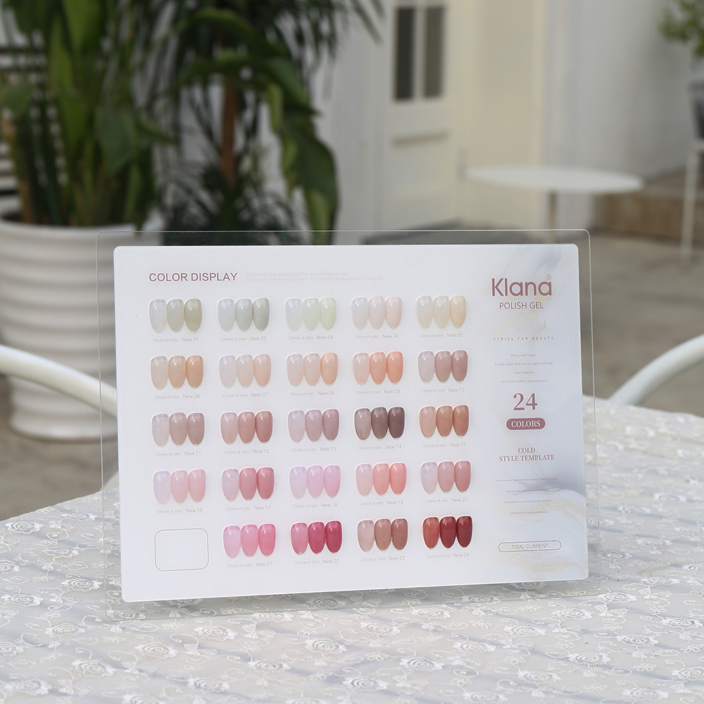 24 Colors Crystal Transparent Nail Polish Jelly Nude Nail Art Gel Lacquer Magnetic UV Soak Off Gel Varnish