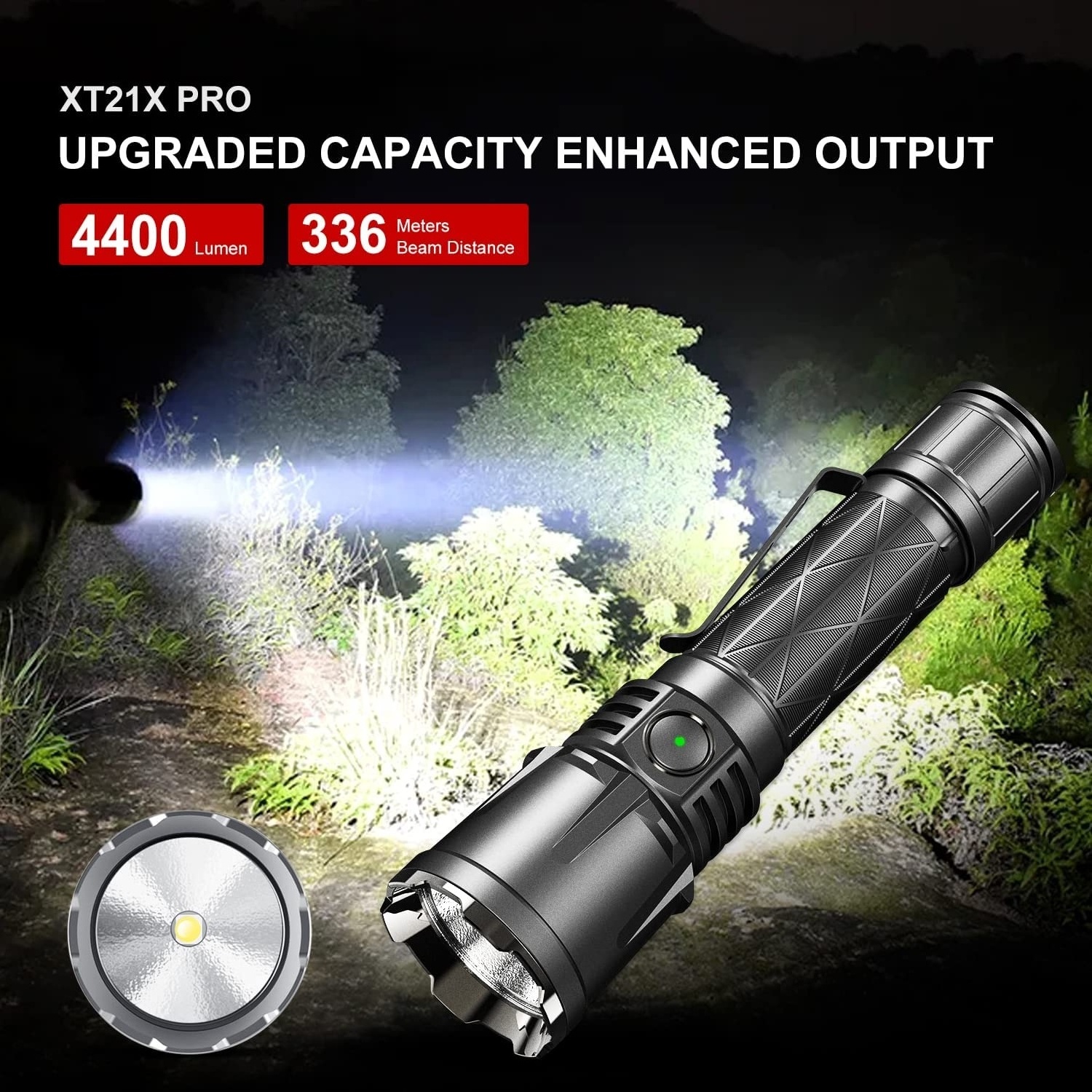 Klarus High Quality LED Tactical Torch Powerful Flashlight Rechargeable Tactical LED Torches Multifunctional Outdoor Flashlight