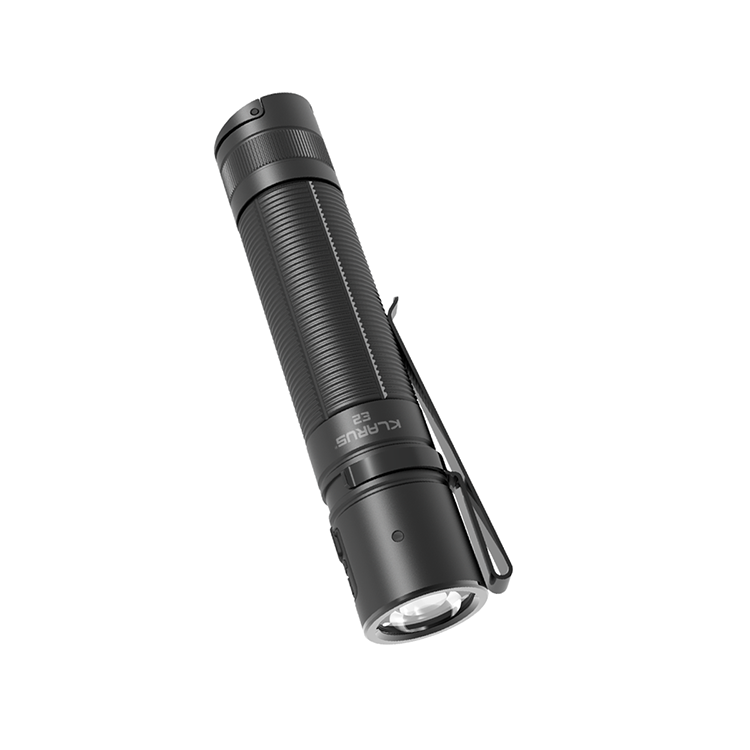 Klarus E2 Flashlight 1600 Lumens Led Usb Rechargeable Tactical Pocket Flashlights With Tail Dual Switch 6 Bright Modes