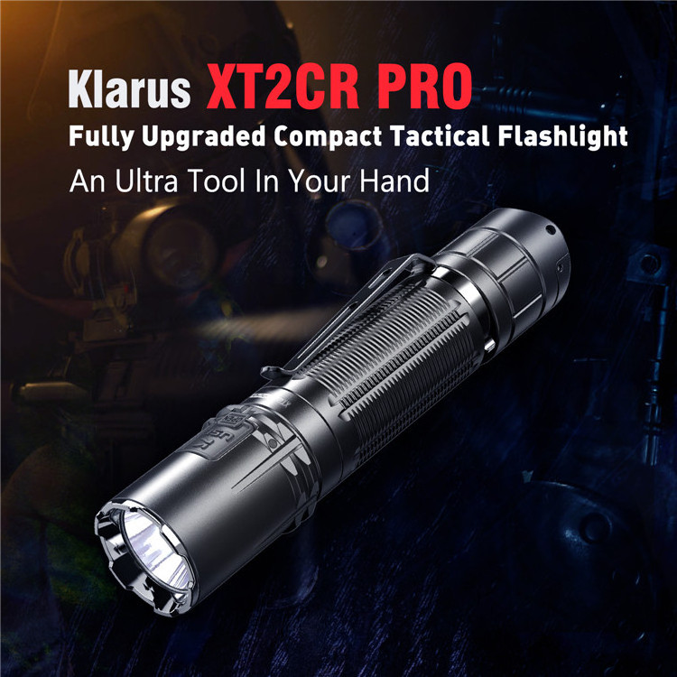 Tactical Flashlight High Lumens Ultra-Bright LED Flashlight Rechargeable Tactical Flashlight for Outdoor, Camping and Emergency