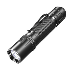 KLARUS XT2CR Pro 2100 Lumens USB C Rechargeable Tactical Flashlight, Dual Tail Switches Pocket-Sized Flash Light