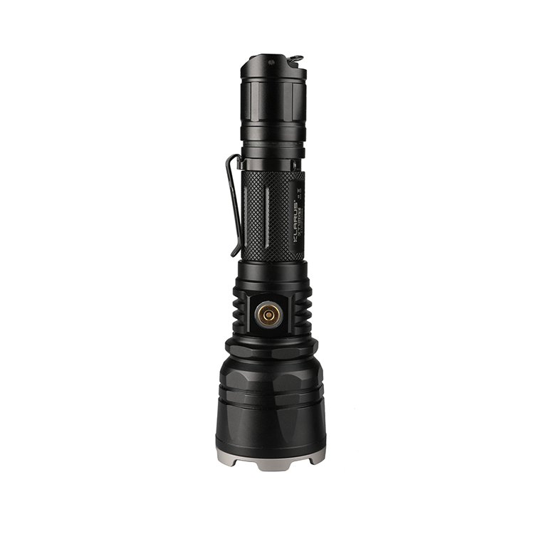 KLARUS XT12GT XHP35 HI D4 LED Tactical Rechargeable Flashlight with Magnetic USB Charging Connector