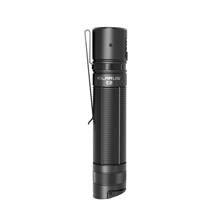 Klarus E2 Flashlight 1600 Lumens Led Usb Rechargeable Tactical Pocket Flashlights With Tail Dual Switch 6 Bright Modes