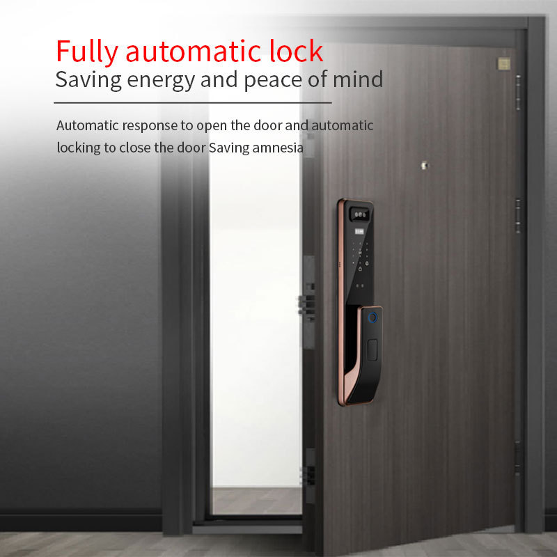 KLASS Remote Control High Security Face Recognition Smart Door Lock, Smart Fingerprint Door Lock, Smart Door Lock Camera DF-04