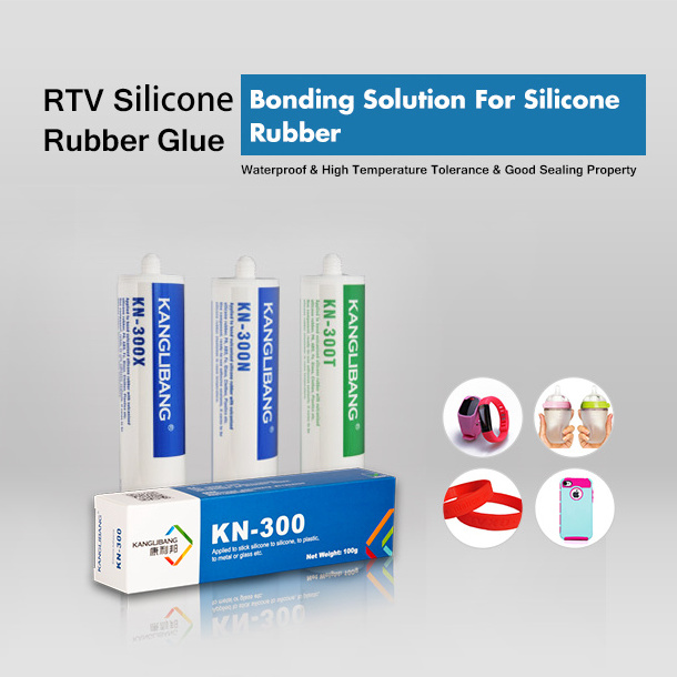 Kanglibang Good heat resistance Intermidate Rtv silicone Adhesives sealant for Adhering metal plastic material Silicone Rubber