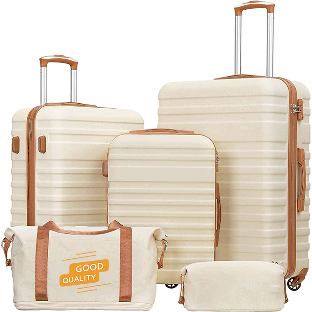 Factory customized  Piece Sets Expandable luggage Sets Clearance Suitcases with Spinner Wheels, Hard Shell Carry on Set