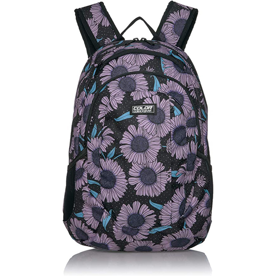 Stylish Print 3 Layers Bookbag School Backpack with Multiple Dividers Comfortable Back Foam for Men Women College Students