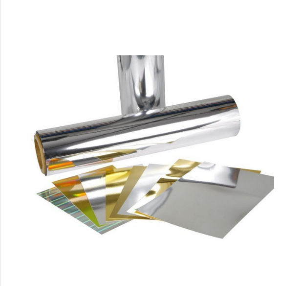 Thermal Metalized Pet Film Silver Metallic Bopp Laminating Film For Packaging