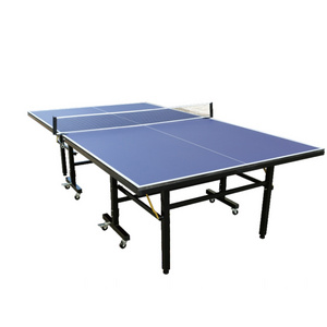 Iunnds logo customised foldable table tennis table portable pingpong table for indoor use