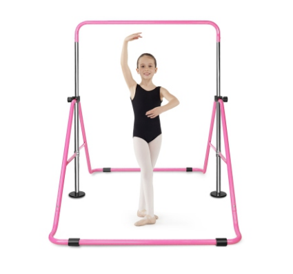 Expandable Adjustable Height Steel Gymnastic Horizontal Bars Junior Training Bar Children Folding Training Monkey Bars Kids