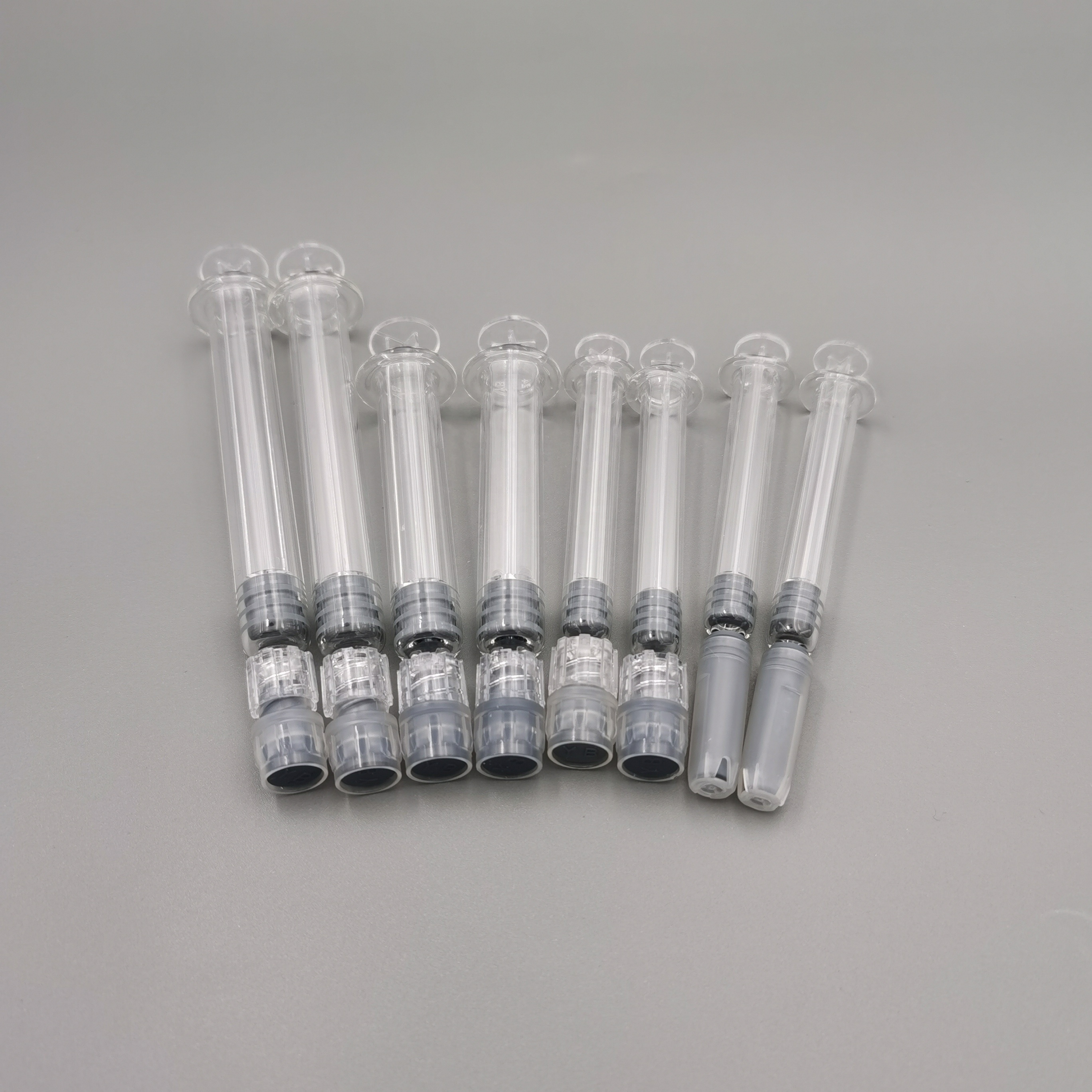 Prefilled syringe glass syringe pharmaceutical Injection prefilled syringes 1ml, 2.25ml, 3ml luer lock