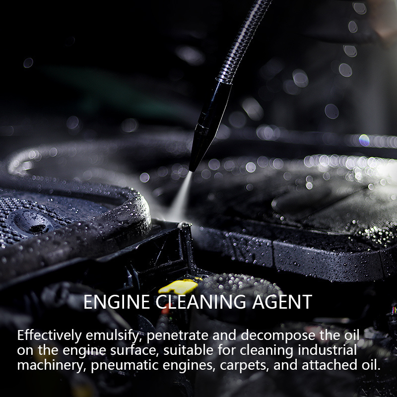 Neutral engine cleaner, car engine compartment cleaner, exterior grease cleaner