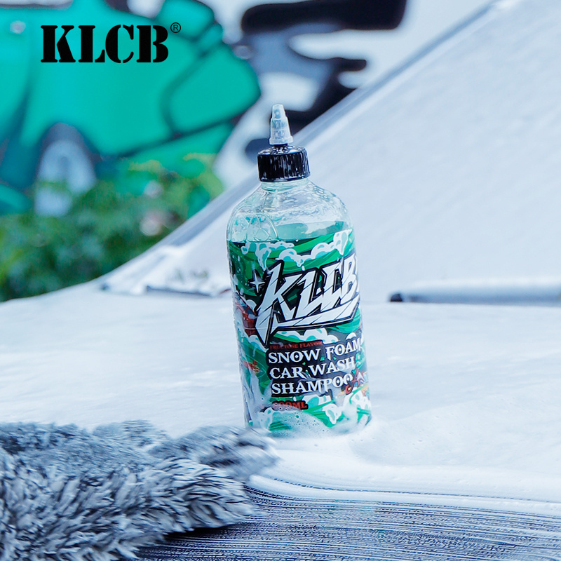 KLCB Car Wash Shampoo Foam Bottle with Wax Snow Foam Touchless Shampoo Soap Car Care Cleaning Detailing Chemical Products Liquid