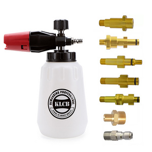 KLCB High Quality foam sprayer copper sprayer for High Pressure wash gun Snow Car Foam Cannon