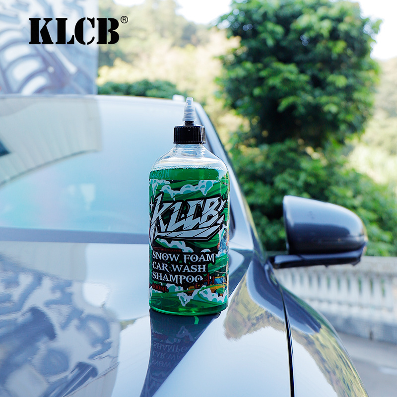 KLCB Car Wash Shampoo Foam Bottle with Wax Snow Foam Touchless Shampoo Soap Car Care Cleaning Detailing Chemical Products Liquid