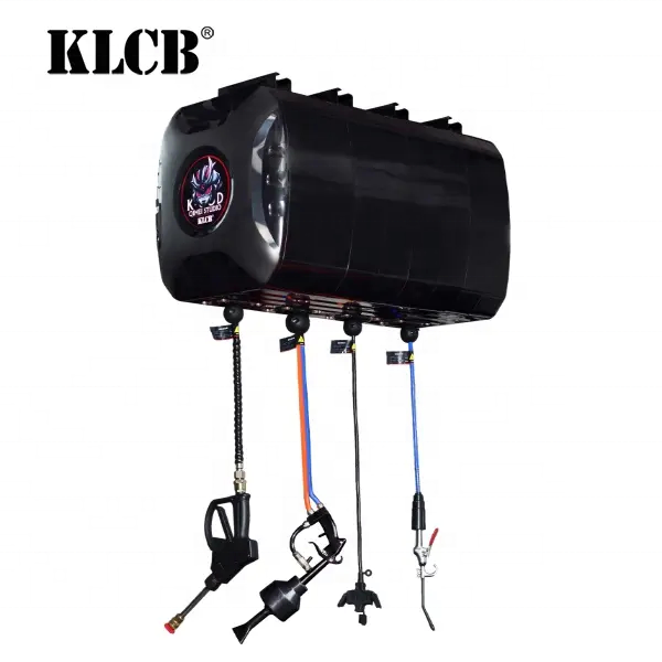 KLCB Single Hose Electric/Water/High Pressure/Air Car Wash Repair Workshop Detailing Equipment  Pressure Washer Hose Reel