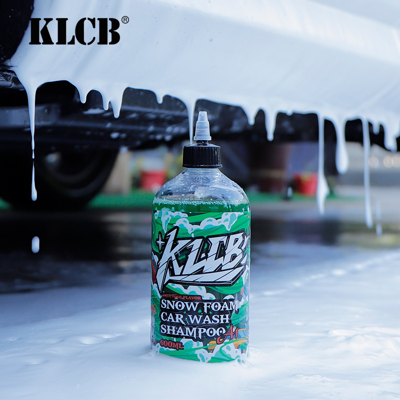 KLCB Car Wash Shampoo Foam Bottle with Wax Snow Foam Touchless Shampoo Soap Car Care Cleaning Detailing Chemical Products Liquid