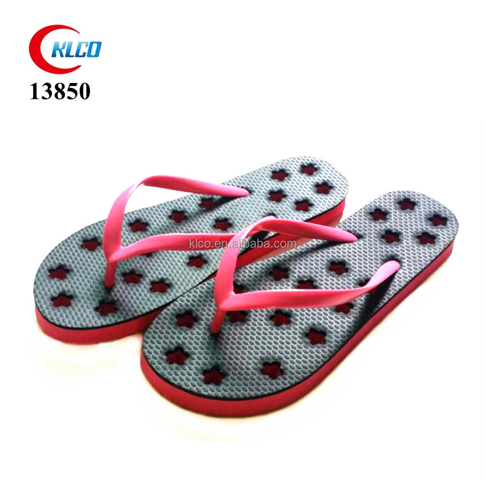 dot  pattern cheap wholesale shoes bathroom slippers girl's flip flops