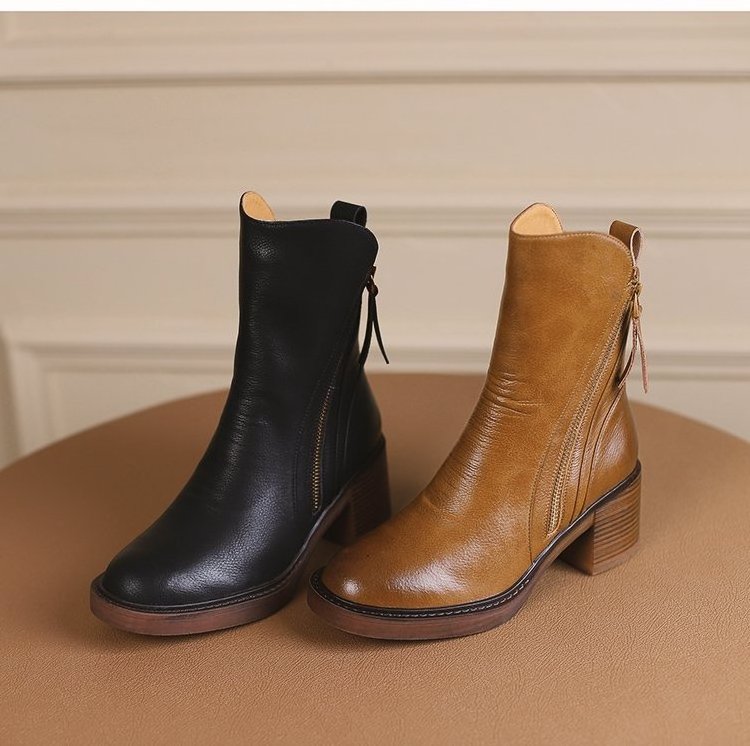 Popular Trendy Women Short Booties Dress Ankle Boot Luxury Heels Boots