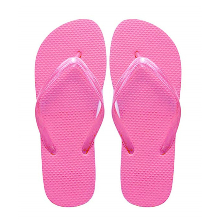 simple Design Women's Beach Slippers Customized logo rubber Flip Flops