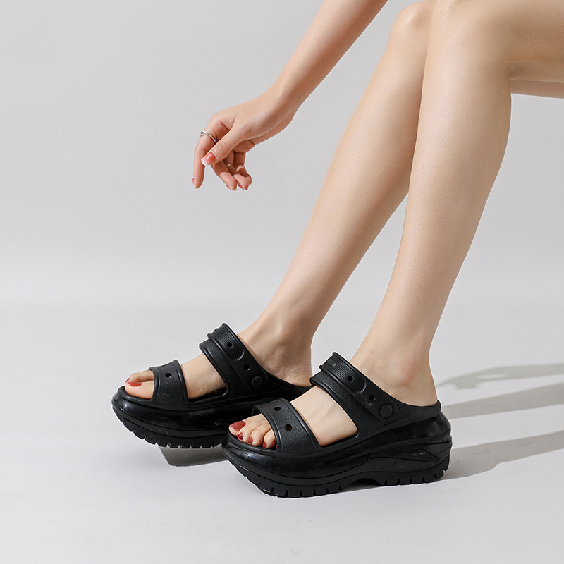 2023 new style women garden shoes fashionable thick bottom anti slip summer girl sandal slippers