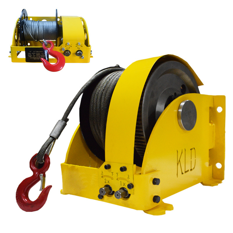 Hand crank winch double speed, 500kg hand crank self-locking winch reel, stage hand crank winch