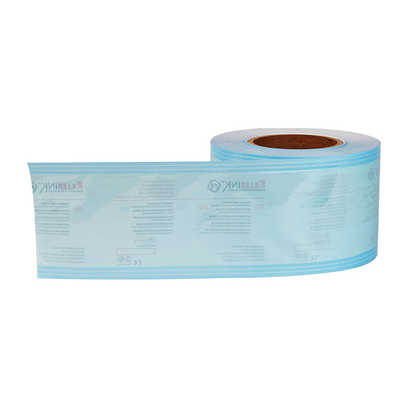 China Top Wholesale Disposable Medical Heat Sealing Flat Autoclave Sterilization Pouch Roll /reel for medical package