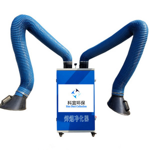 Industrial mobile welding fume collector extractor