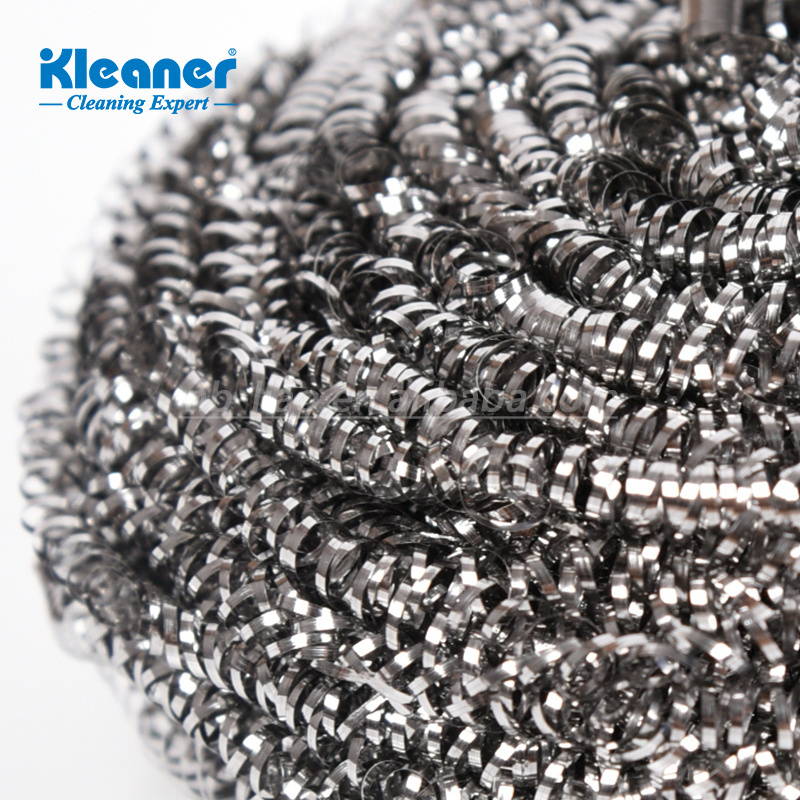 Kleaner 15g 12 Pack Stainless Steel Wool Scrubber Scrubbing Scouring Pad for Kitchen and Bathroom