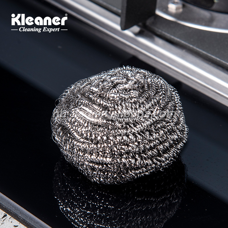 Kleaner 15g 12 Pack Stainless Steel Wool Scrubber Scrubbing Scouring Pad for Kitchen and Bathroom