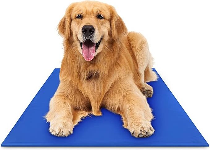 Pets Cooling Mat Summer Dog Non-Toxic Durable Self Cooling Gel Pad for Kennels, Crates and Beds