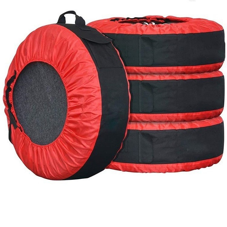 Tire Totes with Handle for Easy Transportation Seasonal 4 Pack Spare Tire Cover